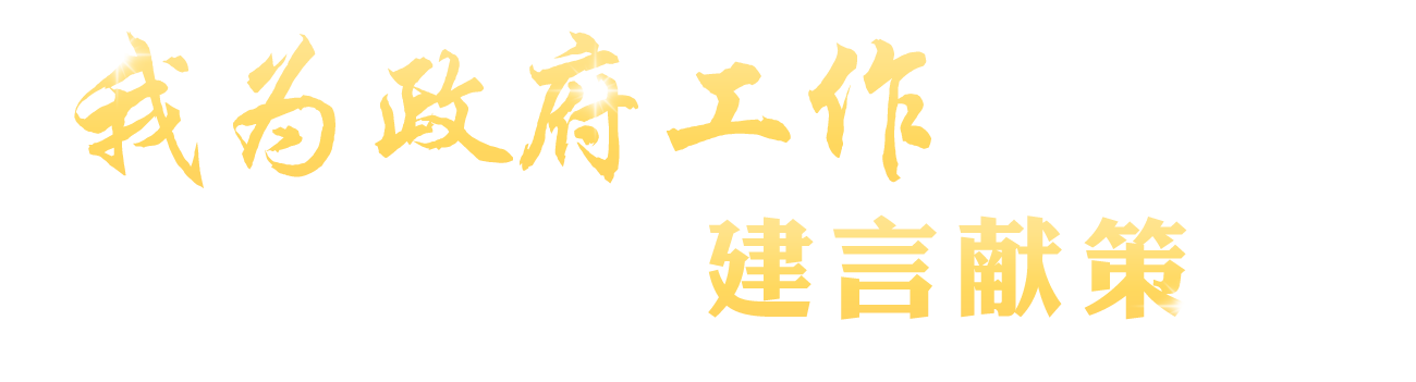 2025年我為政府工作報告建言獻(xiàn)策